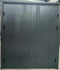 Anti-theft stainless steel door double open
