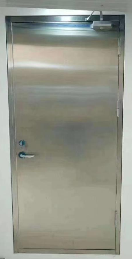 Stainless steel fire door single open