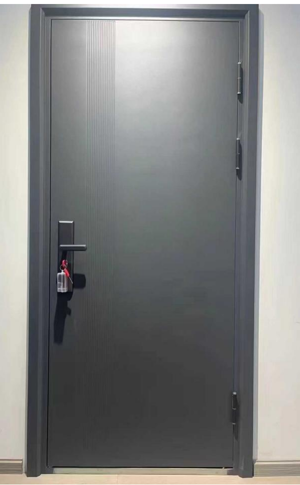Fireproof and anti-theft door single open